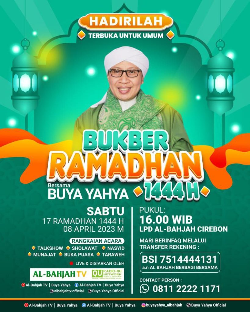 Buka Puasa Bersama Buya Yahya (Terbuka Untuk Umum)